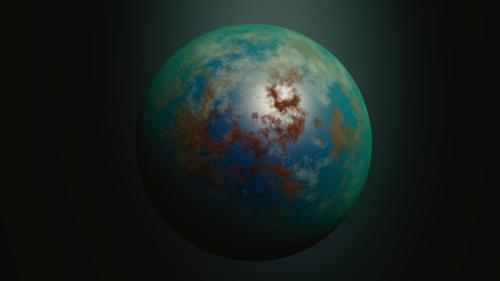 Procedural alien planet preview image